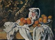 Paul Cezanne Still life with curtain Sweden oil painting reproduction